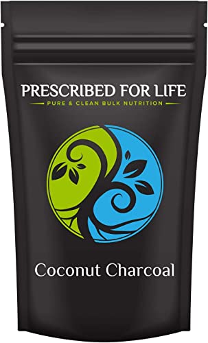 Prescribed For Life Coconut Charcoal Granules | Activated Coconut Shell Charcoal Coarse Granular Husk, Food Grade (12/30 Mesh) | Natural, Vegan, Non-GMO, Kosher, No Fillers (12 oz)