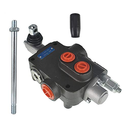 findmall 1 Spool 21 GPM 3600 PSI Hydraulic Directional Control Valve, SAE Ports Double Acting Valve for Small Tractors, Tractors, Loaders, Log Splitter