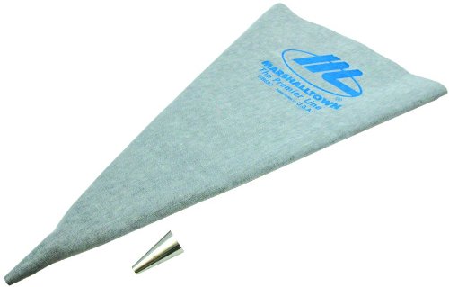 MARSHALLTOWN Masonry Grout Bags for Mortar and Grout, Masonry Tools, Tiling Tools, Durable Black Vinyl Bag, 12 x 24 Inch, Tip Included, Made in USA, GB692