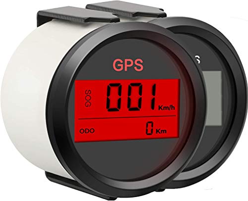 SAMDO 52mm Universal GPS Speedometer Digital Marine GPS Speedometer Boat Motorcycle Car GPS Gauge 12V/24V