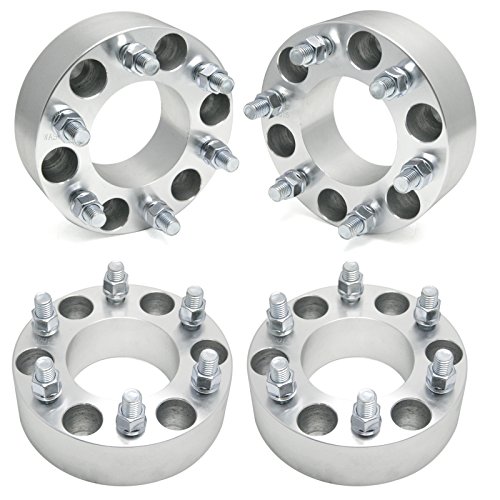 OMT 6x135 Wheel Spacers with 14x2.0 Studs Compatible with 2004-2014 Ford F-150 (Unfit 04-08 XL/XTL), 2003-2018 Ford Expedition, 2003-2014 Lincoln Navigator, 2006-2008 Lincoln Mark LT, 4pcs