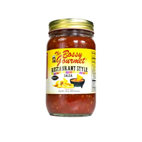 The Bossy Gourmet Restaurant Style Salsa (16oz, 3)