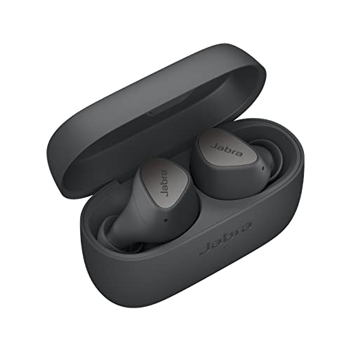 Jabra Elite 3 in Ear Wireless Bluetooth Earbuds  Noise Isolating True Wireless Buds with 4 Built-in Microphones for Clear Calls, Rich Bass, Customizable Sound, and Mono Mode - Dark Grey