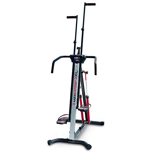 MaxiClimber XL-2000 Hydraulic Resistance Vertical Climber. Combines Muscle Toning + Aerobic Exercise for Maximum Calorie Burn. 12 Resistance Levels, Lightweight Aluminum Mainframe, Free Fitness App.