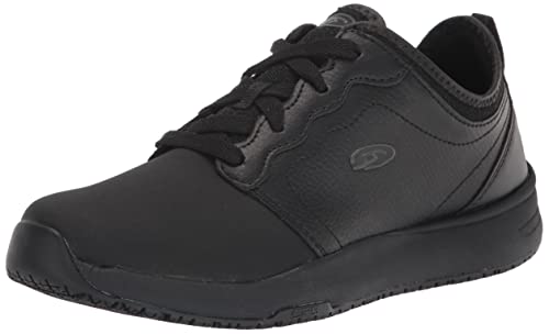 Dr. Scholl's Shoes Women's Drive Slip-Resistant Sneaker, Black, 7.5 W US