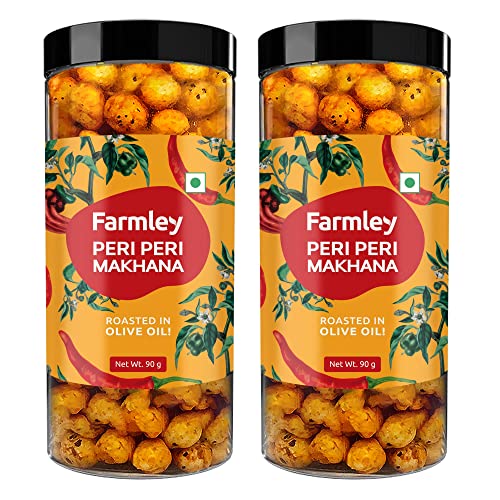 Farmley Roasted & Flavored Makhana 180G (Peri Peri)