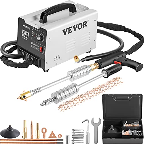 VEVOR Dent Puller Machine, 1.8KW Spot Dent Puller, 3500A Dent Puller Welder, 5 Mode Auto Body Dent Puller Welder, Digital Panel Welding Dent Puller, 110V Spot Dent Puller for Car, Truck, Motorcycle