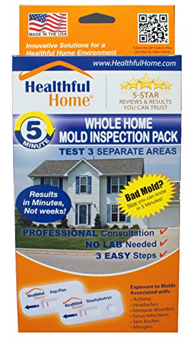 Healthful Home Whole Home Mold Inspection Pack - Tests 3 Separate Areas