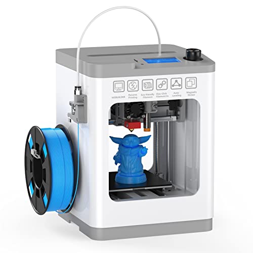 WEEFUN TINA2 Mini 3D Printers, FDM 3D Printer for Beginners with Resume Printing Function, Fully Assembled Auto Leveling 3D Printer for Kids, Fully Open Source, Removable Flexible Magnetic Build Plate