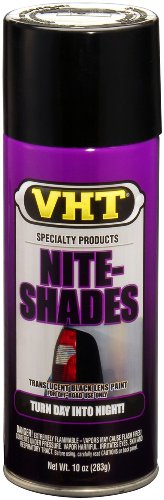 VHT (SP999-6 PK Black Nite-Shade Lens Tint - 10 oz. Aerosol, (Case of 6)