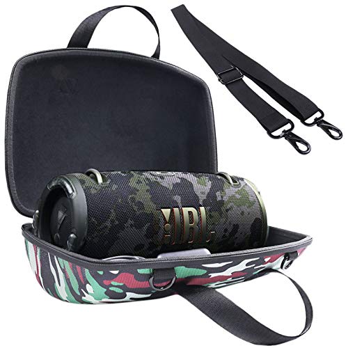 co2crea Hard Carrying Case Replacement for JBL Xtreme 3 Portable Speaker (Camo Case)