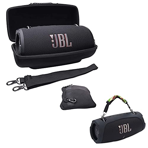 khanka Hard and Silicone Case + Removable Speaker Handle Strap Replacement for JBL Xtreme 3 Portable Waterproof Wireless Bluetooth Speaker(Camouflage Handle Strap)