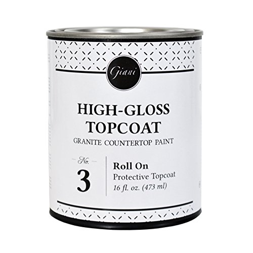 Giani Countertop Paint Clear Acrylic High-Gloss Topcoat- Step 3