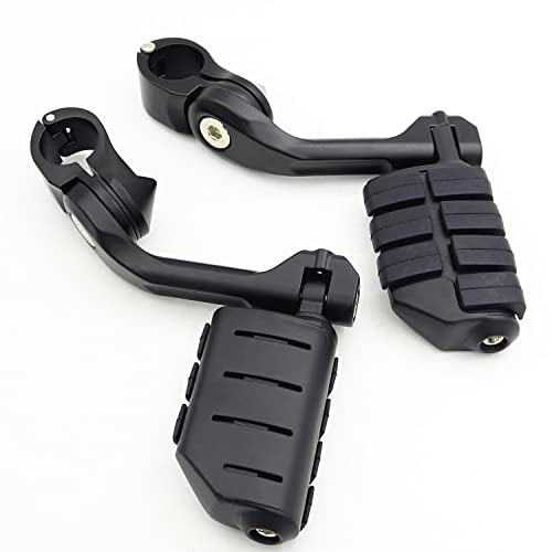 Motorcycle Highway Pegs1 1/4 Inch Pegs Engine Guard Long Angled Foot Pegs Mount For Harley Dyna Fat Bob Softail Sportster XL 1200 883