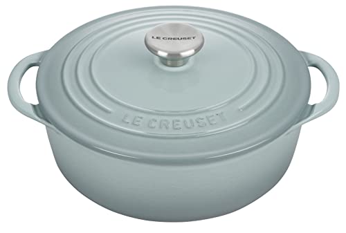 Le Creuset Enameled Cast Iron Shallow Round Oven, 2.75 Qt., Sea Salt