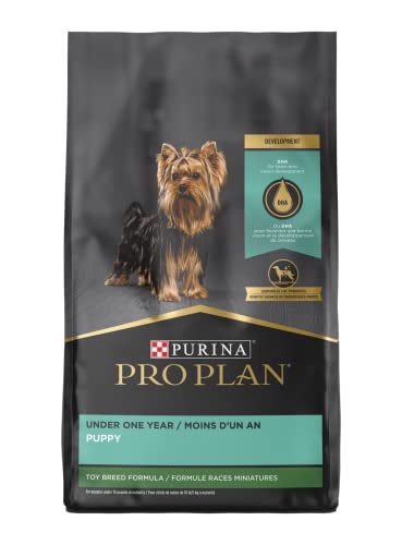 Purina Pro Plan High Protein Toy Breed Puppy Food DHA Chicken & Rice Formula - 5 lb. Bag