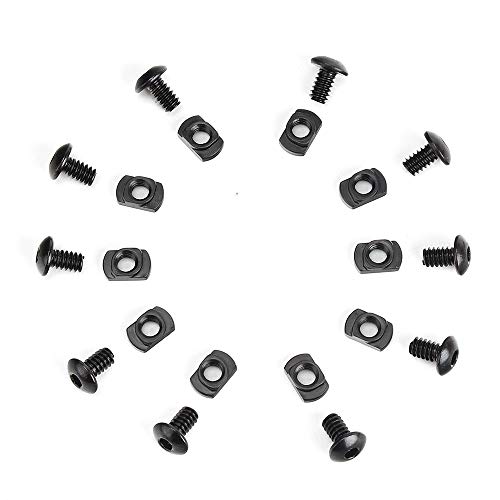 ohhunt Replacement Set Screws and Nuts Set of 10 Screws and 10 Nuts, Steel
