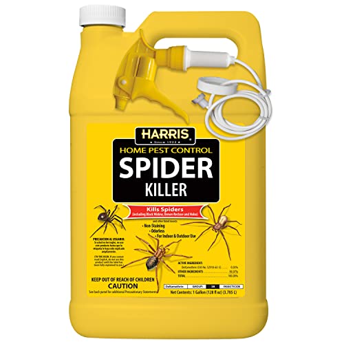 Harris Spider Killer, Liquid Spray with Odorless and Non-Staining Formula (128oz)