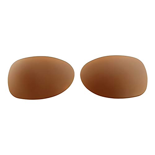 Walleva Replacement Lenses for Maui Jim Cloud Break Sunglasses - Multiple Options Available (Brown - Polarized)