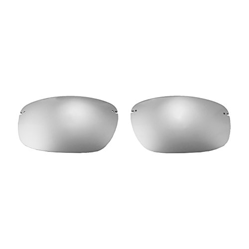 Walleva Replacement Lenses For Maui Jim Ho'okipa Sunglasses - Multiple Options available (Titanium Mirror Coated - ISARC Polarized)