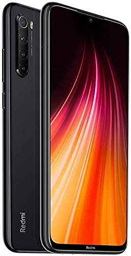 Xiaomi Redmi Note 8 (64GB, 4GB) 6.3" Display, Snapdragon 665, 48MP Quad Camera, Dual SIM GSM Factory Unlocked - US & Global 4G LTE International Version (Space Black, 64GB +Case Bundle)