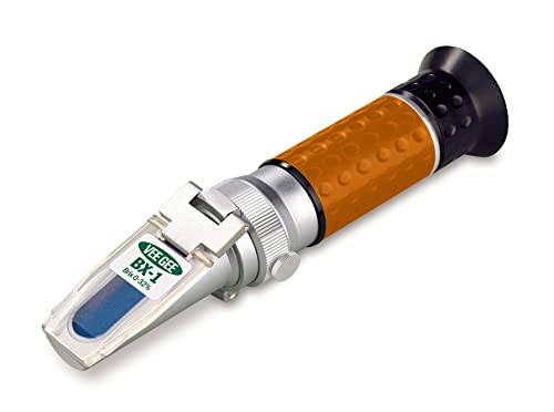 Vee Gee Scientific BX-1 Handheld Refractometer, with Brix Scale, 0-32%, +/-0.2% Accuracy, 0.2% Resolution