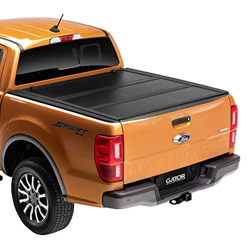 Gator EFX Hard Tri-Fold Truck Bed Tonneau Cover | GC54011 | Fits 2005 - 2023 Nissan Frontier w/track system 4' 11" Bed (58.6")