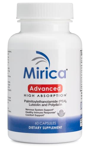 Mirica Advanced - High Absorption Formula, Palmitoylethanolamide (Pea) Luteolin and Polydatin, Nervous System Support, 60ct