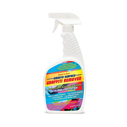 Smart 'n Easy Smooth Surface Graffiti Remover - Eliminates Unwanted Aerosol Spray Paints, Inks, Paints & Coatings from PAINTED & UNPAINTED Smooth Surfaces (Metal, Glass, & More) - 22 Fl. Oz. Spray