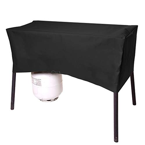 ProHome Direct Heavy Duty Patio Cover Fits for Camp Chef 3 Burner Stoves, Including Models TB90LW, TB90LWG, TB90LWG15, DB90D, SPG90B,PRO90,43" L x 16" H x 16" W, Black