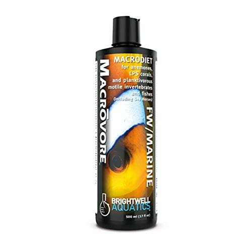Brightwell Aquatics Macrovore - Food for Anemones, LPS Corals & Planktivorous Motile invertebrates & Fishes, 250 ml