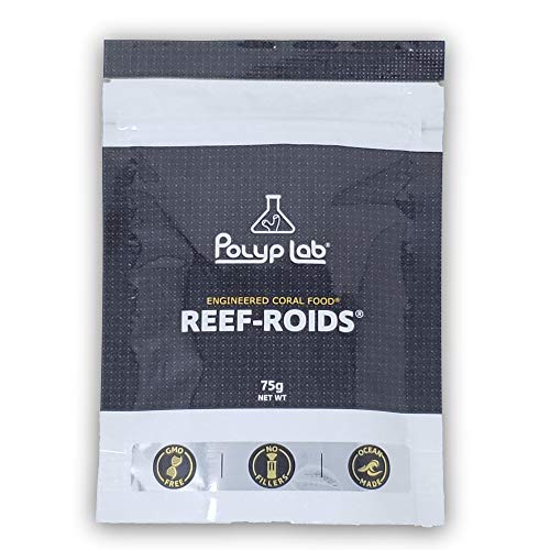 POLYPLAB Reef Roids Engineered Coral Food for Saltwater Aquariums (75g).