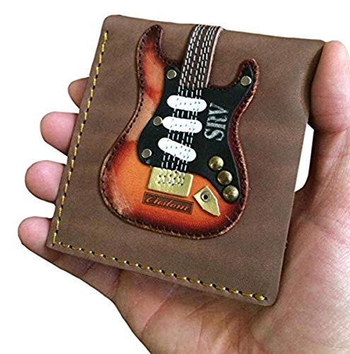 AXE HEAVEN GW-010 Electric Guitar Wallet Handmade Leather