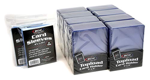 BCW 200-Count Card Toploaders and Card Sleeves