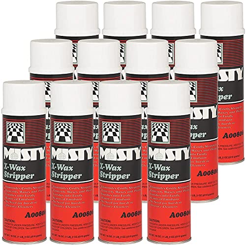 Misty X-Wax Stripper - 18 Ounce (Case Of 12) 1033962 - Great For Tile, Wood, Linoleum And Composition Tile