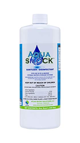 AQUA SHOCK H2O Fresh Water Tank SANITIZER/Disinfectant