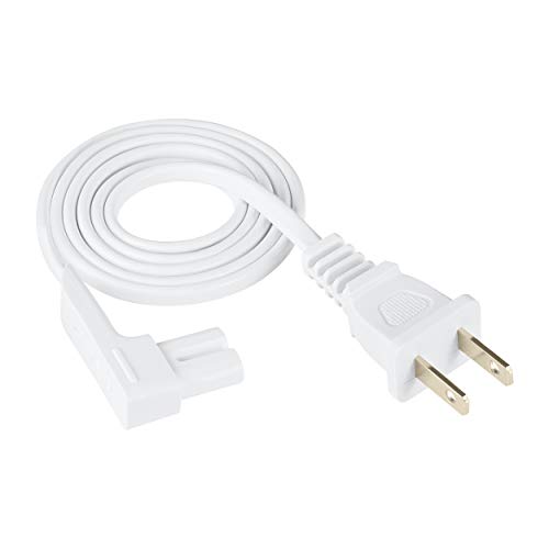 Vebner 3-Foot Power Cord Compatible with Sonos One, Sonos One SL, Sonos Play-1 Speakers - Power Plug Cable (Standard, White)