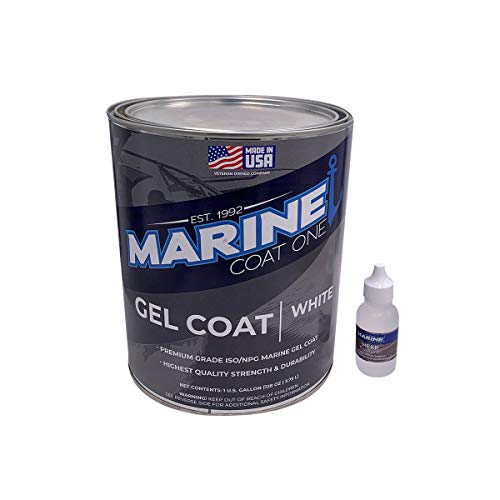 Marine Coat One Premium Gel Coat, Clear without Wax (Gallon)