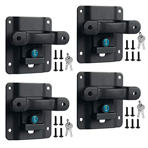 Nstarsmotor Truck Tie Down Anchors Perfect Replacement for Ford 2015-2022 F150 F250 F350, Truck Cargo Bed Tie Downs Boxlink Cleats & Plates (4 Pack), FL3Z-99000A64-B, FL3Z-9928408-AB