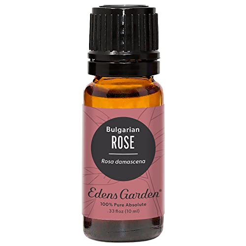 Edens Garden Rose- Bulgarian Absolute Essential Oil, 100% Pure Therapeutic Grade (Undiluted Natural/Homeopathic Aromatherapy Scented Essential Oil Singles) 10 ml