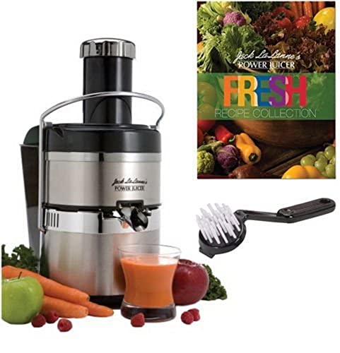 BUNN Jack Lalanne's JLSS Power Juicer Deluxe Stainless-Steel Electric Juicer