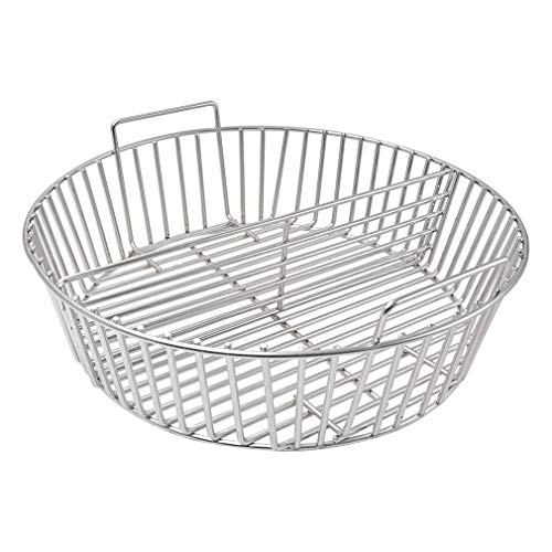 only fire #8554 Stainless Steel Charcoal Ash Basket Fits for X-Large Big Green Egg Ceramic Grills