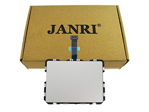 JANRI Trackpad Touchpad & Flex Cable Compatible with MacBook pro Retina 13" 13.3 inchEarly A1502 2015 MF841LL/A MF839LL/A MF843LL/A MF840LL/A 821-00184-A 810-00149-A 810-00149-04 821-00721-A