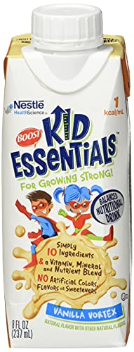 BOOST KID ESSENTIALS 1.0, Vanilla Vortex 24 x 8 fl oz carton