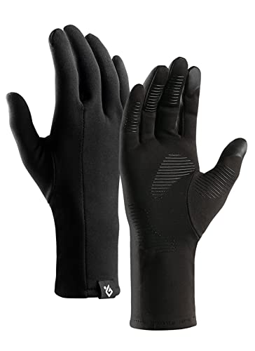 CURELIX Winter Gloves Liners - Thermal Liner Gloves for Men & Women, Thin & Lightweight Cold Weather Gloves for Running, Hiking, Cycling & Driving, Medium (LG-XL)