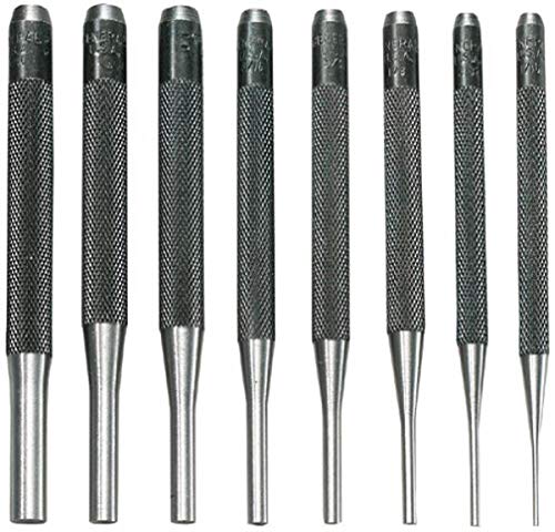 General Tools SPC75 Drive Pin Punches, Set of 8 , Grey