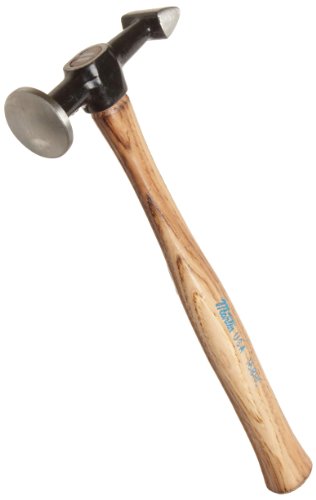 Martin 168HC High Crown Cross Peen Finishing Body Hammer with Wood Handle, 12" Overall Length