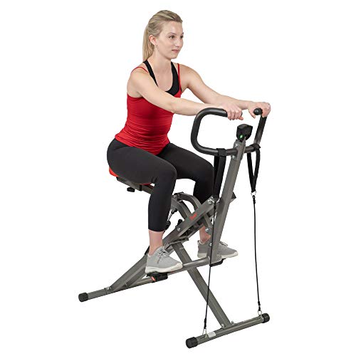 Sunny Health & Fitness Row-N-Ride PRO Squat Assist Trainer, 300 LB. Capacity - SF-A020052