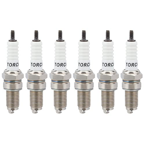 Savior DPR8EA-9 Spark Plug 4929 NGK DPR8EA D8RTC-9 Standard Spark Plug for Honda 98069-58916 RA6HC RA6YC 4096 XR4DC Triumph Yamaha Suzuki Kawasaki Motorized Bike Motorcycle(Set of 6)