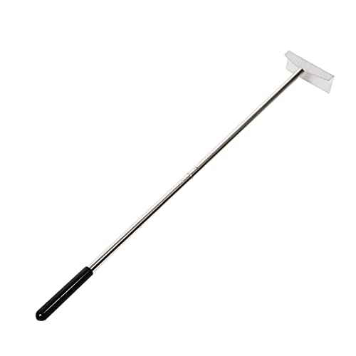 OLIGAI Charcoal Rake for Grill,Ash Rake for Kamado Joe and Other Charcoal Grills,Big Green Egg Accessories,32" Inch Stainless Steel Ash Poker Cleaning Tool,Tool to Push the Charcoal Fire in the Oven